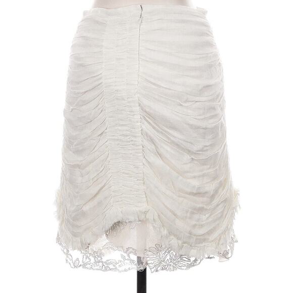 Ralph Lauren Collection Purple Label Runway Ruched Skirt Ruffle Chiffon 6 S 2007 - Picture 9 of 15